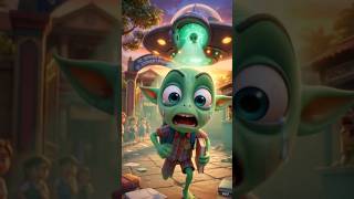 Baby Alien in School 👽📚#ai #funny#usa #shorts