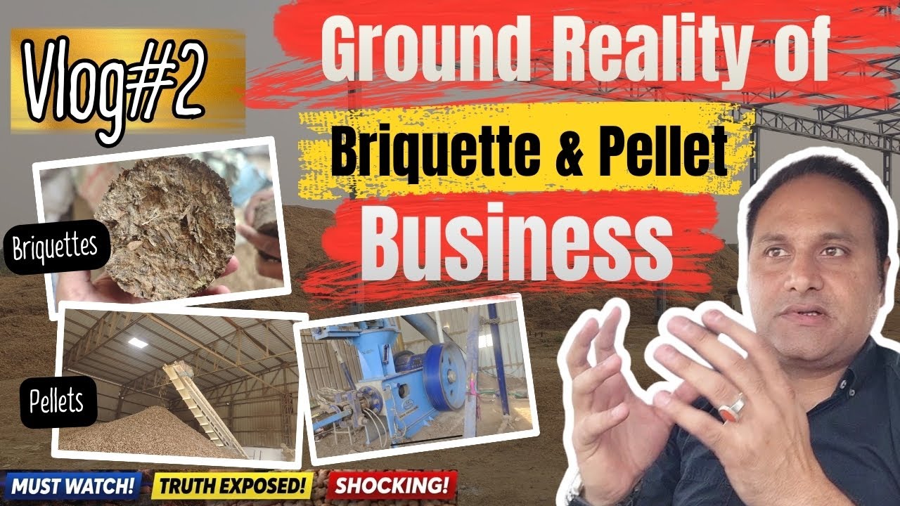 Ground Reality of Briquette & Pellet Business | Profit, Loss & Factory Visit | Biomass Business
