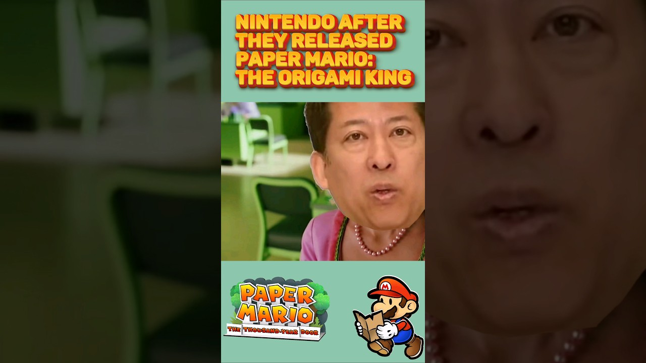 When Paper Mario fans find out Tanabe is GONE