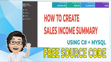 HOW TO CREATE SALES INCOME SUMMARY (DAILY, WEEKLY, MONTHLY, YEARLY)