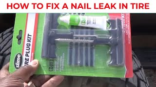 Easy Diy: Fixing A Slow Leaking Tire With A Nail In It - Quick And Simple! by Welding and stuff 227 views 3 weeks ago 5 minutes, 49 seconds