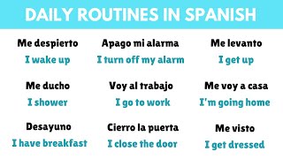 Talking About Daily Routines in Spanish