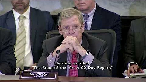 Isakson Opening Remarks at Senate VA Committee Hea...