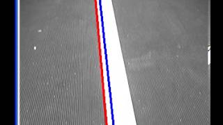 Robonova Line Following via Hough Transform