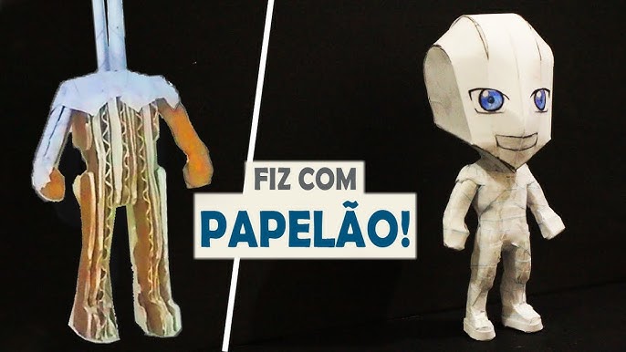 Como fazer o SASUKE CLÁSSICO de Naruto - DIY Papercraft 