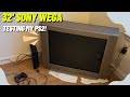 Sony Wega in 2025 with my Playstation 2 - How it looks?