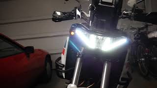 Aprilia Tuareg 660 Front turn stalk delete