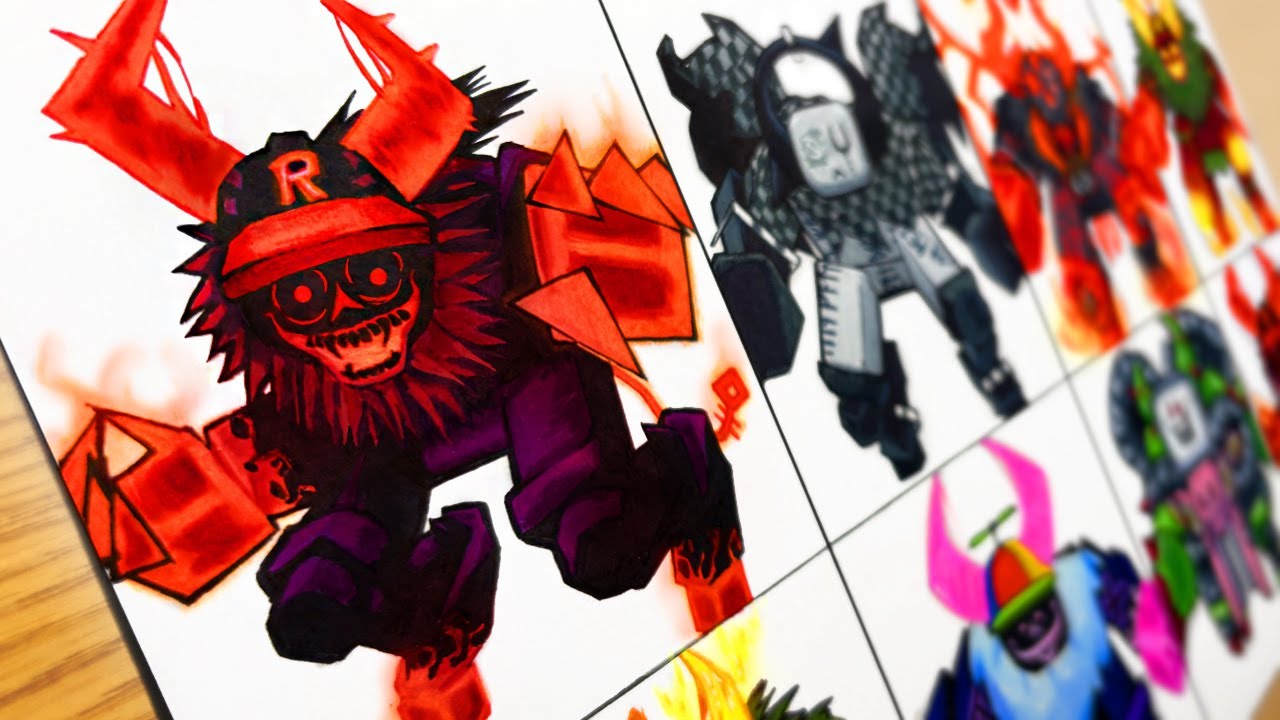 Drawing Forsaken : ALL Guest 666 - Apollyon, Jack-O-Lantern