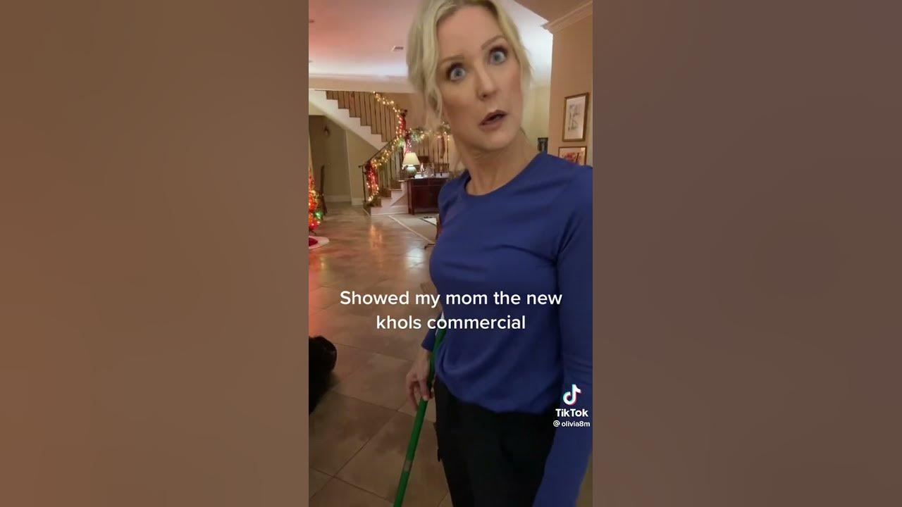 Showed my mom the new kohls commercial youtube