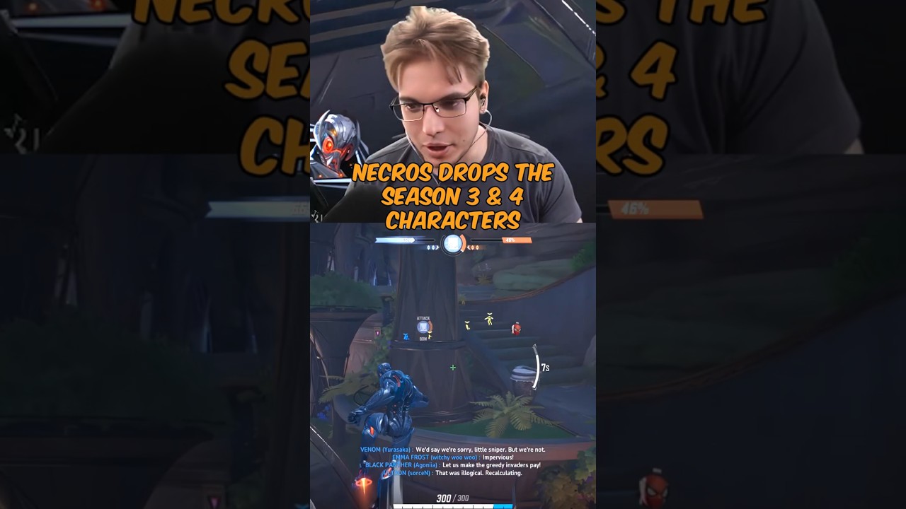 Necros drops the season 3 and 4 characters  