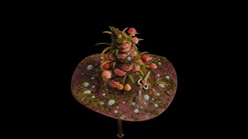 Wizard Mushroom Hat - Top view