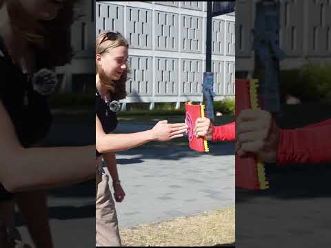 She was flexing her 1 inch punch until...