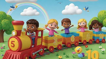 #learningnumber  @Monisrhymes #1to10 #trainsongs #toddlernumbers #counting1to10 #numbersong #kids