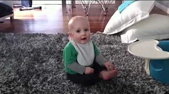 Baby rocking out to Kasabian re-wired