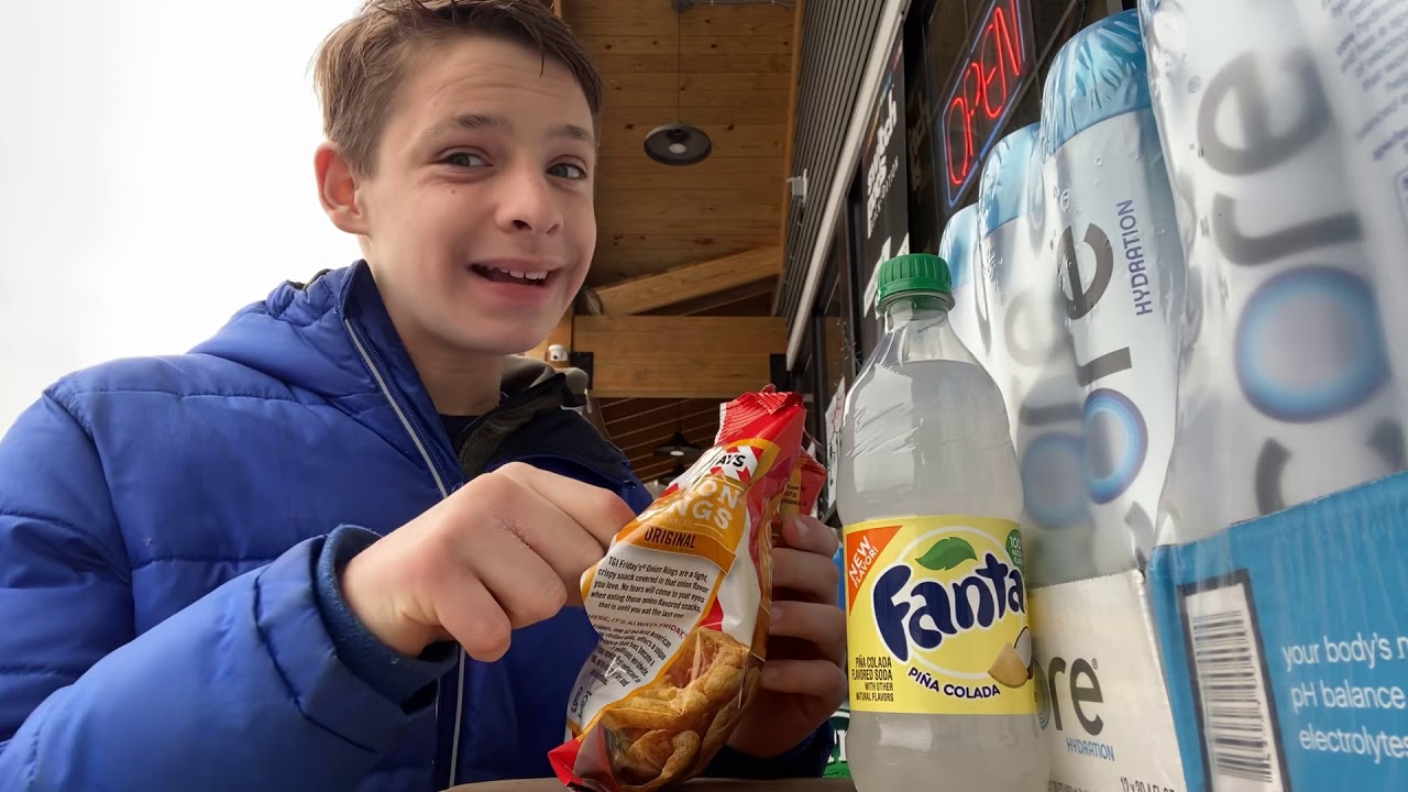 NEW FANTA PINA COLADA AND TGI FRIDAYS BAKED ONION RINGS FOOD REVIEW YouTube
