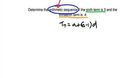 arithmetic sequences demo