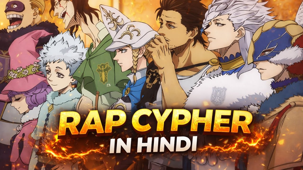 Clover Kingdom Captains – Hindi Rap Cypher | Black Clover Rap | 9 Captains Anthem | Raksh On Beat