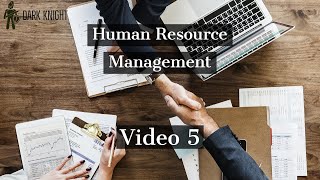 Human Resource Management Part-5 (Compensation And Benefits)