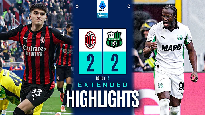 MILAN-SASSUOLO 2-2 | EXTENDED HIGHLIGHTS | SERIE A 2025/26