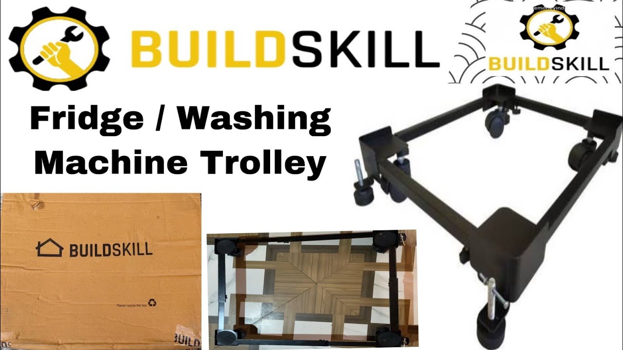 Buildskill Trolley Review + Unboxing || Trolley for Refrigerator / Washing Machine / Water Cooler