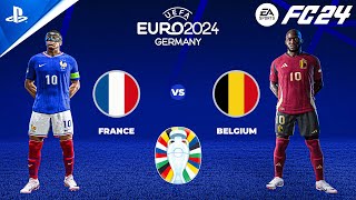 FC 24 | France vs Belgium - UEFA EURO 2024 Round of 16 | 4K