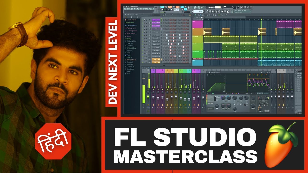 FL Studio 20   MasterClass   Complete Basics Tutorial   in Hindi
