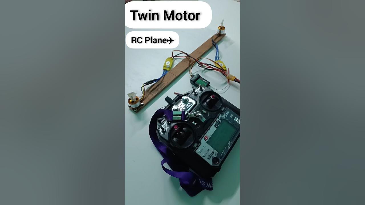 Twin Motor RC Plane setup rcplane shorts YouTube