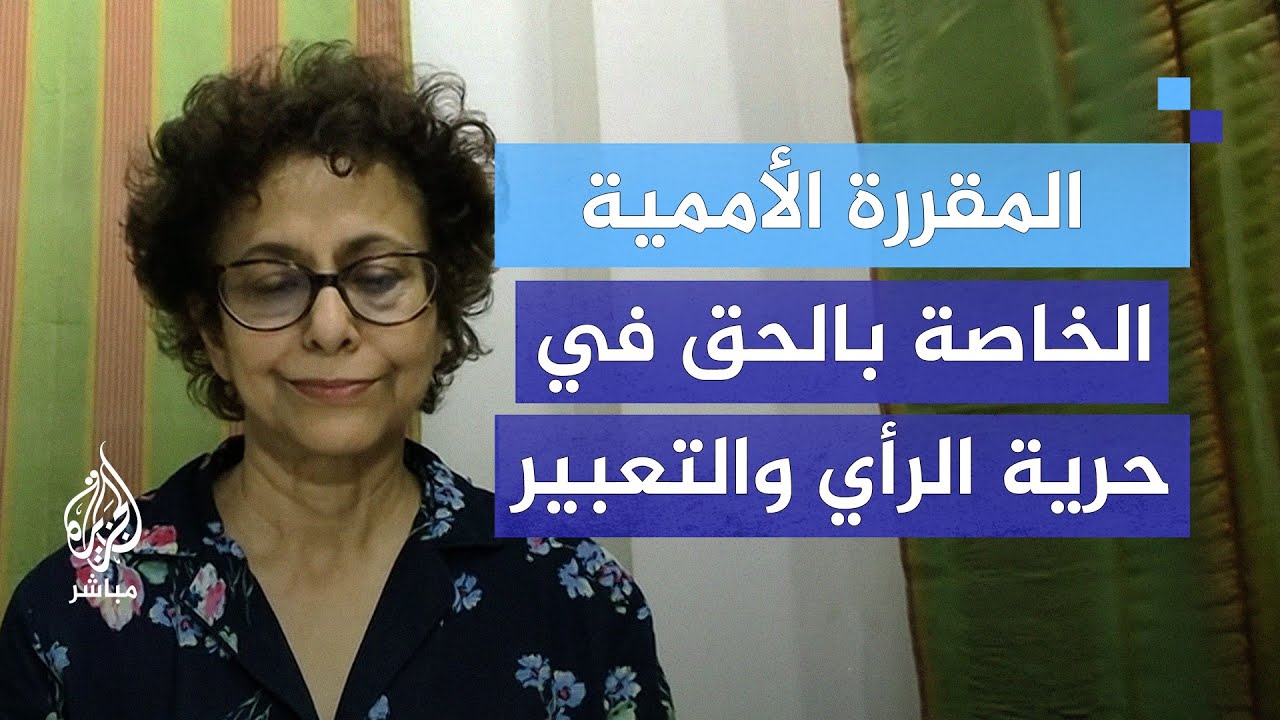 مقررة أممية : أشعر بالفزع جراء قرار إسرائيل منع بث الجزيرة في إسرائيل والأراضي المحتلة