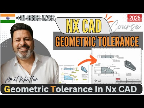 Siemens NX में GD&T कैसे दें? | How to add Geometric Tolerance Full ...