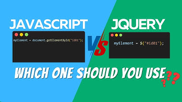 JavaScript vs jQuery: Which One Should You Learn in 2024