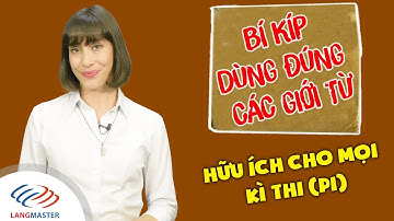 Từ vựng tiếng Anh cơ bản - CÁC GIỚI TỪ CHỈ NƠI CHỐN THÔNG DỤNG (P1) [Tiếng Anh giao tiếp Langmaster]