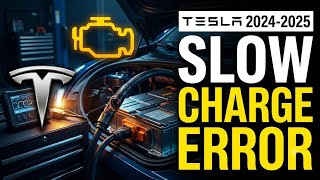 Tesla Cybertruck Slow Charging Error: High Voltage Wire Fault
