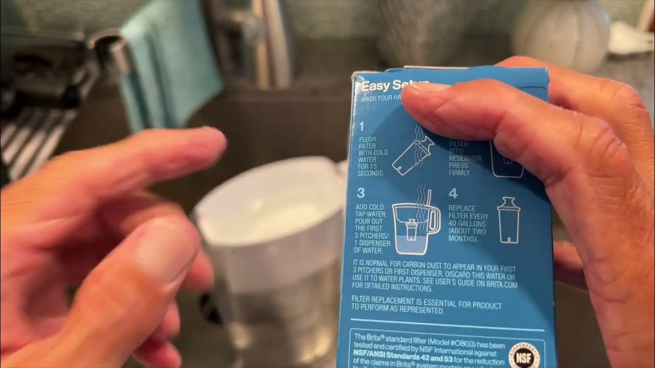 How to use Brita filters YouTube