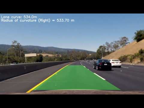 Advanced Lane Line detection for self-driving vehicle - P4 Udacity