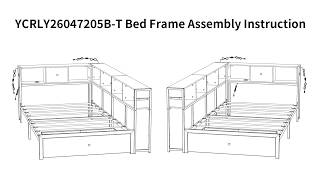 Bed Frame Assembly Instruction of YCRLY26047205B-T
