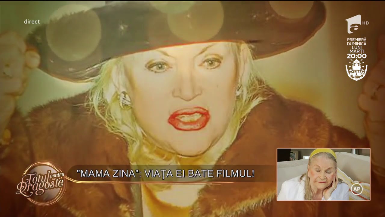 Zina Dumitrescu vorbeşte la „Totul despre dragoste” despre unul dintre cele mai mari regrete al