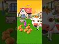 Cow is eating a Chara#animalscartoon#funnyanimals#scaryteacher3d#shorts