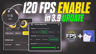 🚀Get 120 & 90 FPS in BGMI/ PUBG Mobile in 3.9 UPDATE  | Smooth + Ultra Extreme  | Stable 120 /90 FPS screenshot 5