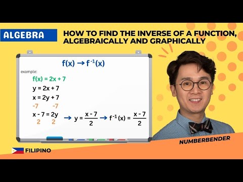 Video lesson: Finding the Inverse of a Function Worksheet (Filipino lesson · Tagalog)