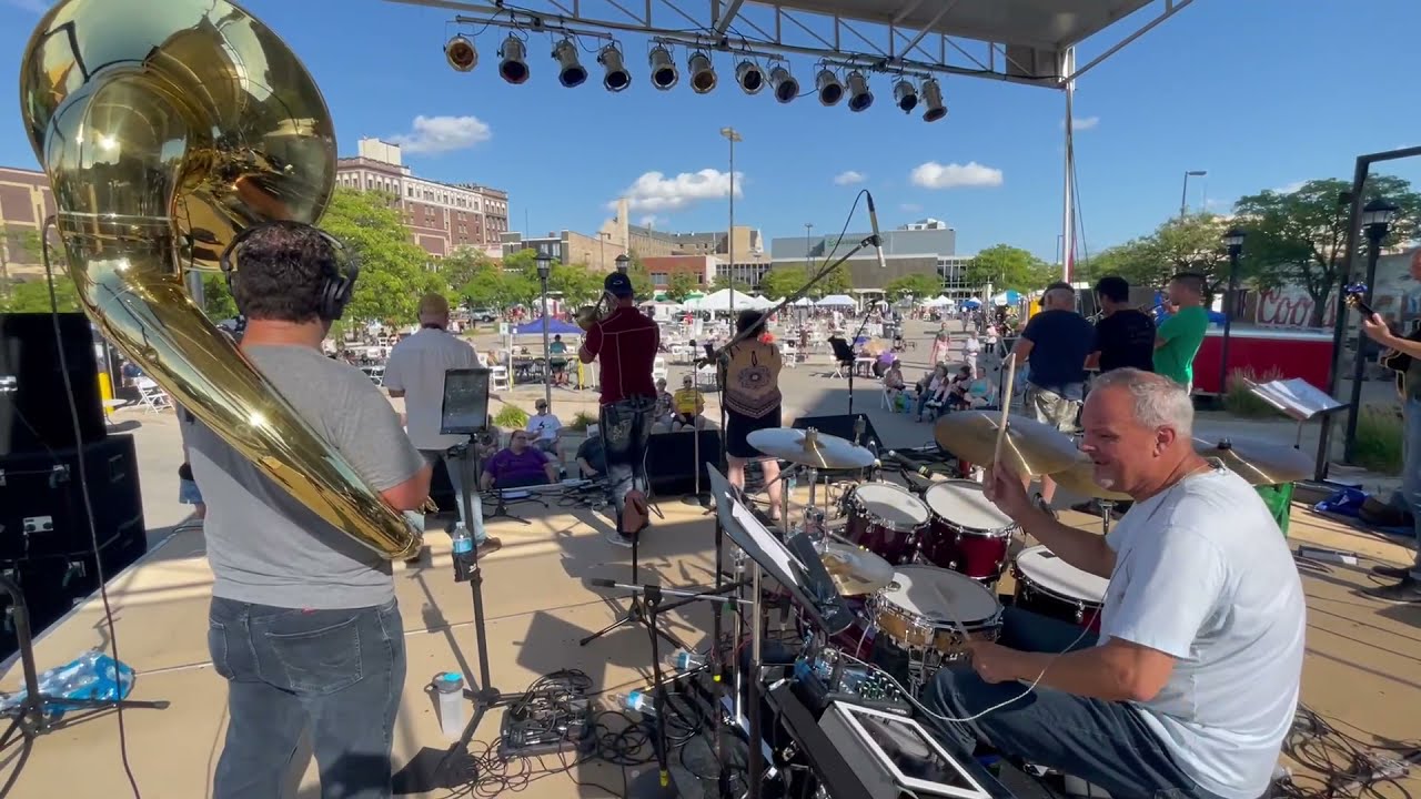 Brass Differential @ Art Street 2021 feat. Steve Seitz on drums