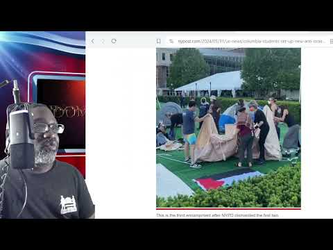 Anti-Israel Protestors Back at Columbia University