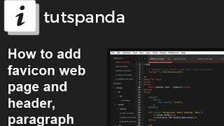 HTML5 CSS3 Tutorial 3 : Favicon and Header title