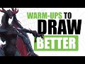 7 Drawing Warm Up Exercises I Use To Get My Art UNSTUCK