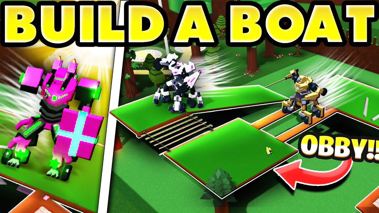 Build A Boat Working Mech Obby Youtube - roblox znac jailbreak