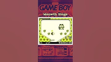 Pokémon Pinball Meowth Stage GameBoy #shorts