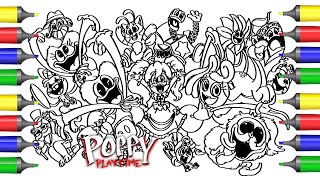 Poppy Playtime Coloring Pages | How to Color All Characters from Poppy Playtime | NCS Music