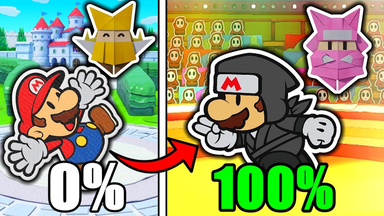 I 100%'d Paper Mario The Origami King, Here's What Happened