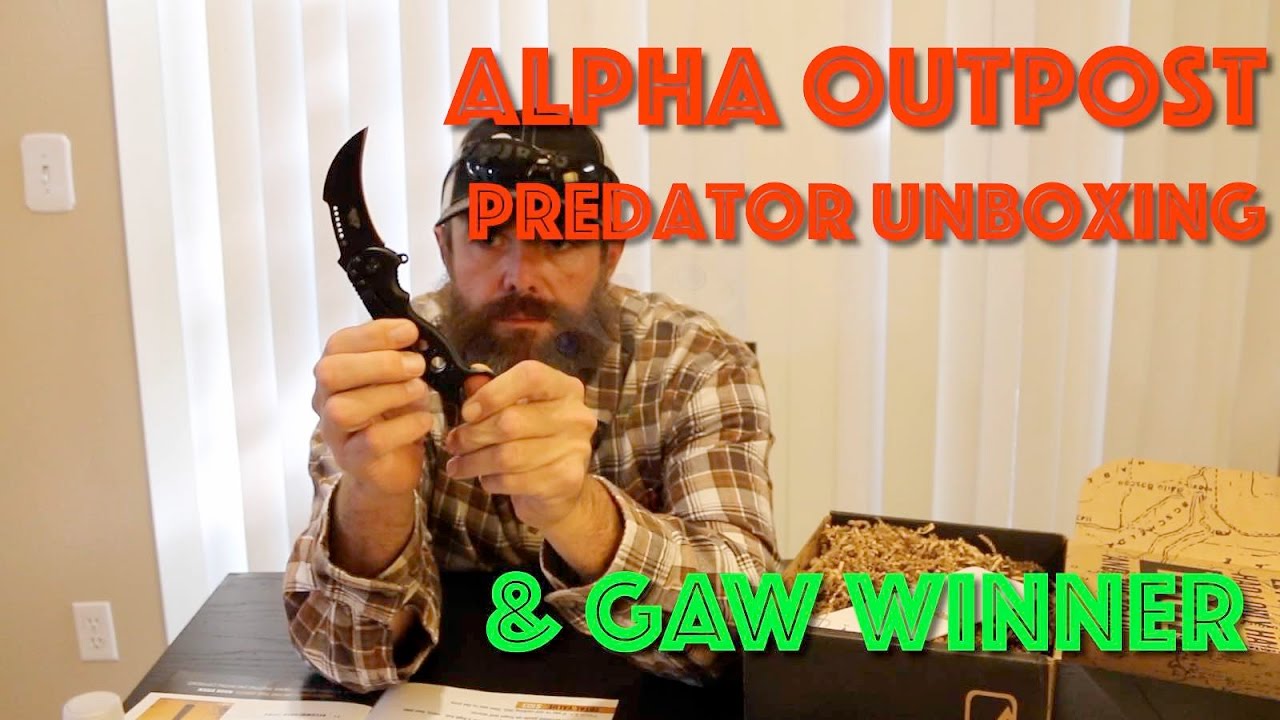 Alpha Outpost Unboxing - The Predator - YouTube