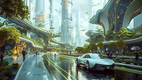 Infinite Future Metropolis – Solarpunk Cityscapes & AI Worlds Stream