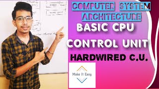 Basic CPU Control Unit ( HARDWIRED CU )